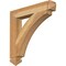 Ekena Millwork Thorton Arts & Crafts Rough Sawn Bracket, Western Red Cedar, 4"W x 26"D x 26"H BKT04X26X26THR03RWR - alternate 1
